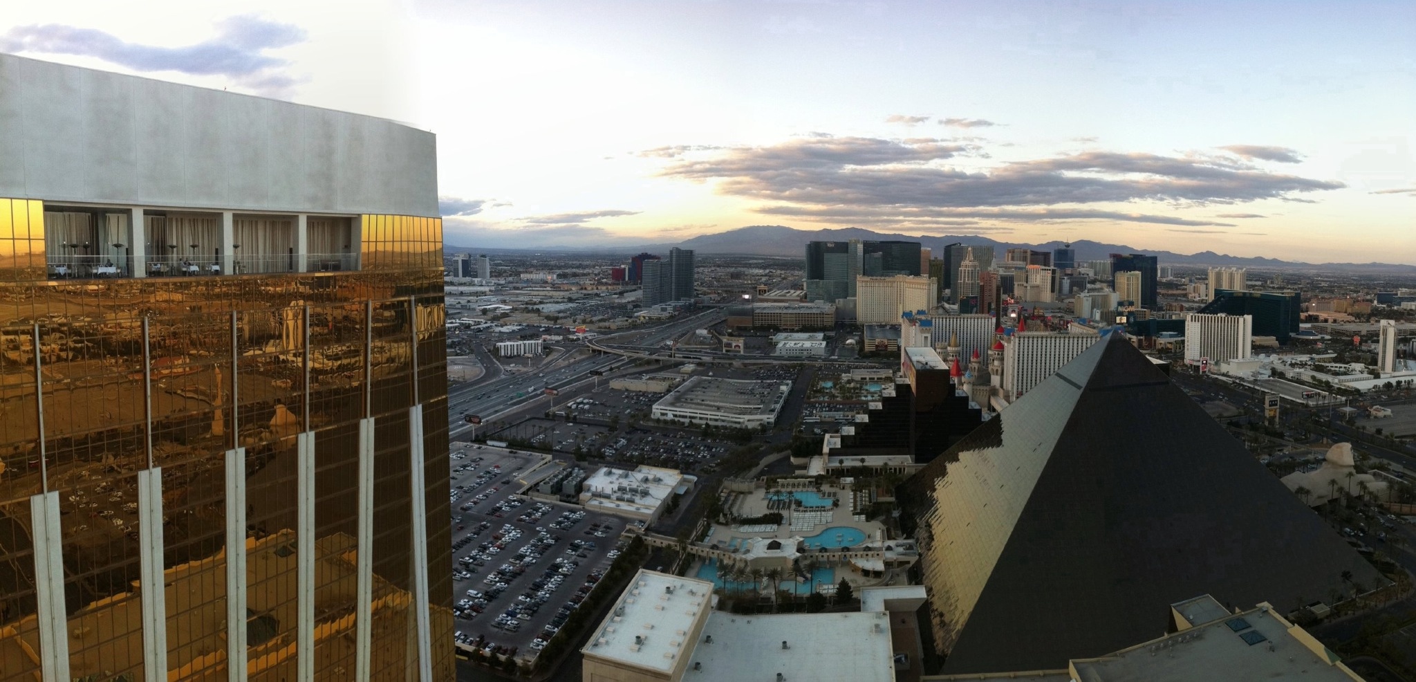 Day 202 – Sunset over the strip